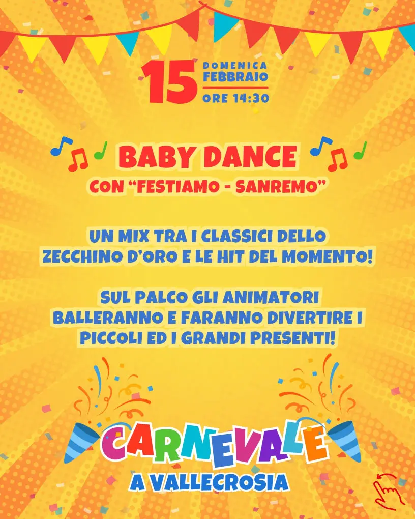 Carnevale Vallecrosia al Mare baby dance