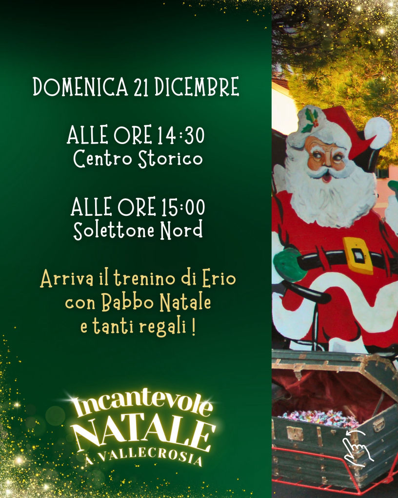 Trenino di Babbo Natale Vallecrosia